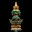 ท้าวเวสสุวรรณ (เนื้อทองแดงลงยา) รุ่นเทวานฤมิตร ปี63 หลวงพ่อพัฒน์ วัดห้วยด้วน จ.นครสวรรค์ (มีโค้ด หมายเลข 112)
