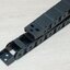 18 x 25 mm Cable Drag Chain R38mm ยาว 1M และ End Connectors (Semi-Enclosed)