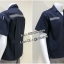 เสื้อช็อปแขนสั้นแบบสามกระเป๋าสีกรมติดสะท้อนแสง (รหัส A107)
