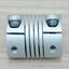 5 x 10 mm RB-Flexible Shaft Coupling D20 L25 mm (Hex Screw)