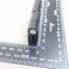 บานพับ Hinge 60x60 mm Zinc alloy หนา 6 mm ระยะรู 35x35 mm, รูยึด 6.5 mm (สีดำ)