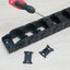 25 X 38 mm Cable Drag Chain R55mm ยาว 1M และ End Bridge Connectors (Bridge opening)