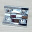 บานพับ Hinge 60x60 mm Zinc alloy หนา 8 mm ระยะรู 35x35 mm, รูยึด 8.2 mm (สีเงิน)