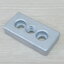 End Connection Joint Plate 3060, M12, 2-D8mm สำหรับ Series 30 Alu Profile