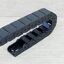 15 x 20 mm Cable Drag Chain R28mm ยาว 1M และ End Connectors (Semi-Enclosed)