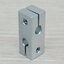 6mm x 6mm Holes Cross Shaft Support Aluminum Alloy