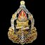 1 ใน 399 เหรียญท้าวเวสสุวรรณ หลังพระอินทร์ทรงช้างเอราวัณ (เนื้อชุบ 2k ลงยาดำ) รุ่นเศรษฐีจ้าวทรัพย์ ปี63 หลวงพ่อทอง วัดบ้านไร่ จ.นครราชสีมา (แยกชุดกรรมการ มีโค้ด หมายเลข 135 จัดสร้าง 399 เหรียญ)