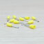 E0508 (Yellow) Terminal เหมาะกับสาย 22AWG (แพ็ค100ชิ้น)