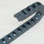 15 x 15 mm Cable Drag Chain R38mm ยาว 1M และ End Connectors (Bridge open outside)